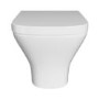 Wall Hung Rimless Toilet with Soft Close Seat, Chrome Pneumatic Flush Plate, 1160mm Frame & Cistern - Austin