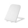 1100mm Beige Left Hand Toilet and Sink Unit with Square Toilet and Brass Fittings - Bali