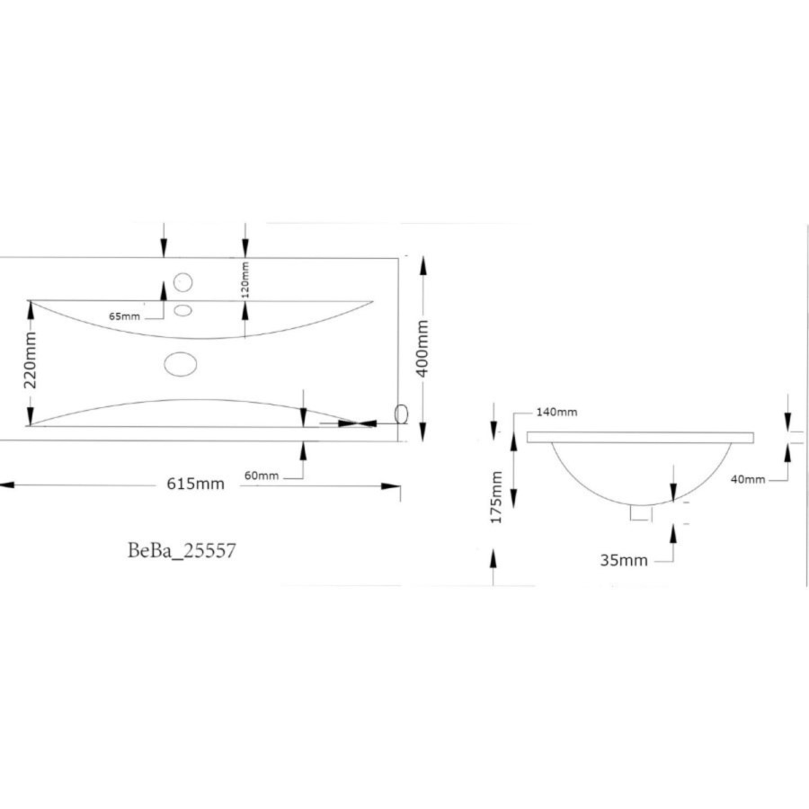 1100mm Burgundy Toilet and Sink Unit with Traditional Toilet - Baxenden