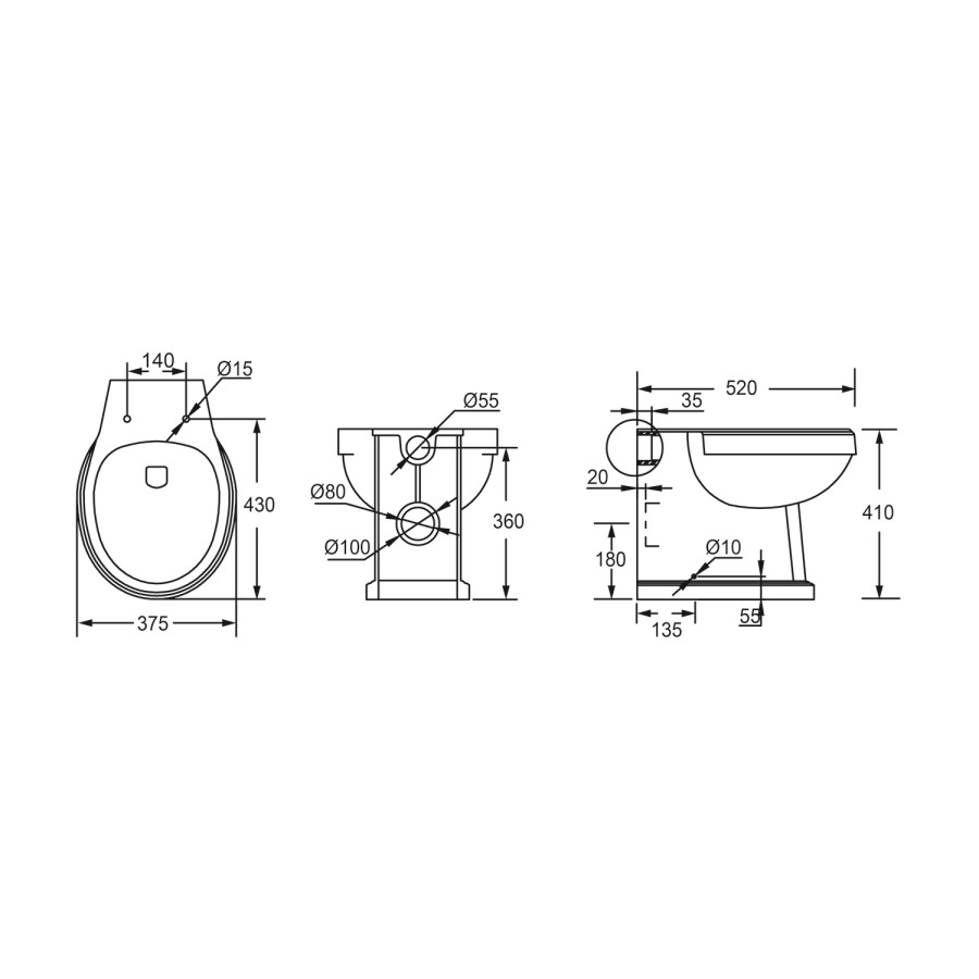 1100mm Beige Toilet and Sink Unit with Traditional Toilet – Baxenden