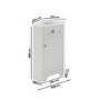 580mm White Corner Vanity Unit - Baxenden
