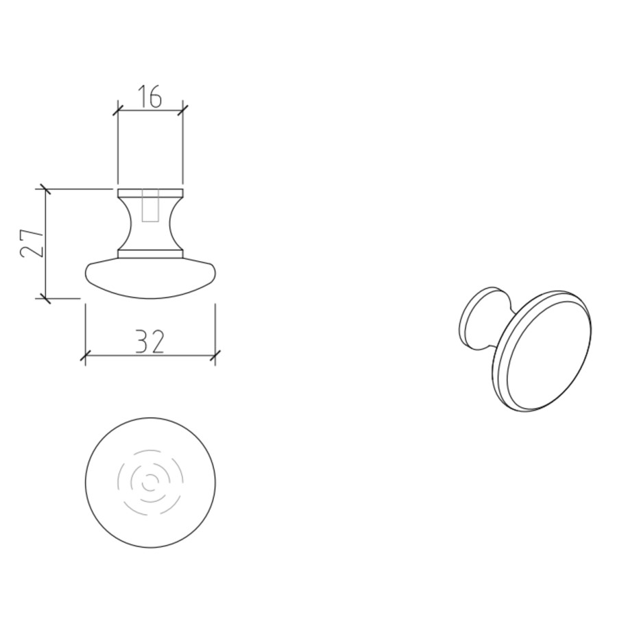 Black Nickel Handle for Baxenden Pack of Four