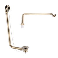 Brushed Brass Exposed Bath Waste & Brushed Brass Exposed Bath Trap - Park Royal Brushed Brass Exposed Bath Waste & Brushed Brass Exposed Bath Trap - Park Royal