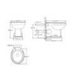 Taylor & Moore Traditional Back to Wall Toilet with Soft Close Seat