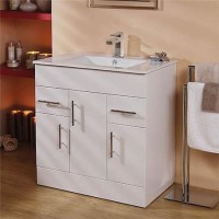 Aspen 75cm Vanity Unit with Cube Tap