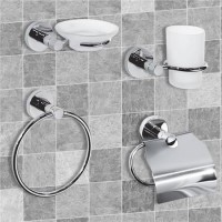 Impressions 4 Piece Bathroom Accessory Pack