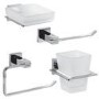 Veneto 4 Piece Bathroom Accessory Pack