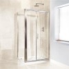 Sliding Door Shower Enclosure 1100 x 900mm - 6mm Glass - Aquafloe Range