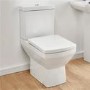 Tabor 1700 Shower Bath 46 Bathroom Suite-L Shaped Fixed Bath Shower Screen With Towel Rail-Right Handed Bath