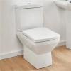 Tabor Close Coupled Toilet with Pan Connector