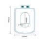 Tabor Close Coupled Toilet with Pan Connector