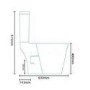 Ravenna Short Projection Toilet and Soft Close Seat 