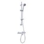 Peru Deluxe Wall Mounted Bath Shower Mixer & Eco Slide Rail Kit