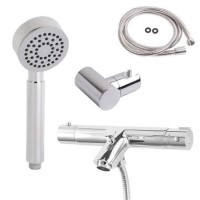 Peru Wall Mounted Bath Shower Mixer with Circo Handset