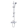 Peru Deluxe Wall Mounted Bath Shower Mixer with Eco Slide Rail Kit