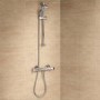 Peru Deluxe Wall Mounted Bath Shower Mixer with Slide Rail Kit 