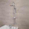 Focus Thermostatic Deck Mounted Bath Shower Mixer - No Rail Kit