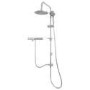 Focus Thermostatic Wall Mounted Bath Shower Mixer with Circom Round Handset