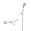 Focus Thermostatic Deck Mounted Bath Shower Mixer with Circo Handset
