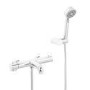 Focus Thermostatic Deck Mounted Bath Shower Mixer with Circo Handset