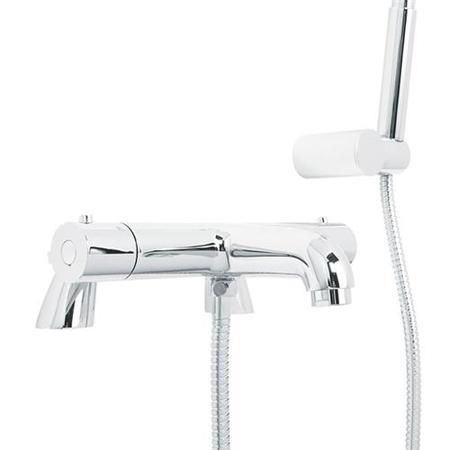 Focus Thermostatic Deck Mounted Bath Shower Mixer with Circo Handset