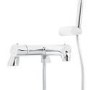 Focus Thermostatic Deck Mounted Bath Shower Mixer with Circo Handset