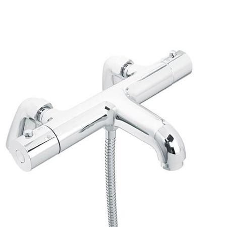 Focus Thermostatic Deck Mounted Bath Shower Mixer with Circo Handset