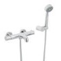 Focus Thermostatic Wall Mounted Bath Shower Mixer with Circo Handset
