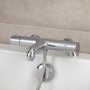 Thermostatic Deck Mounted Bath Shower Mixer - Focus Range