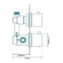 Chrome Concealed Shower Mixer with Dual Control & Round Handset - EcoS9