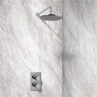 EcoS9 Dual Valve with Chromed Morgen 10 Inch Shower Head