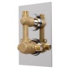 Rina Slide Shower Rail Kit with EcoS9 Dual Valve &amp; Wall Outlet
