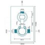 Single Outlet Concealed Thermostatic Shower Valve - EcoS9