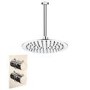 Concealed Thermostatic Mixer Shower with Slim Ceiling Head - EcoS9