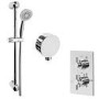 EcoStyle Concealed Dual Control Shower Valve with Outlet and 5 Spray Ezio Kit