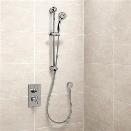 EcoStyle Concealed Dual Control Shower Valve with Outlet and Primo Kit