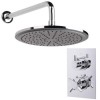 EcoStyle Dual Valve with 250mm Shower Head &amp; Wall Arm