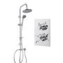 Dualex Riser Slide Shower Rail Kit with EcoStyle Dual Valve & Wall Outlet