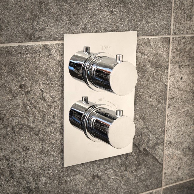 Single Outlet Concealed Thermostatic Shower Valve - EcoS9