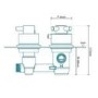 Chrome Concealed Shower Mixer with Dual Control & Slim Square Wall Mounted Head - EcoStyle