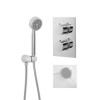EcoS9 Concealed Dual Control Shower Valve with Diverter and Overflow and Handset