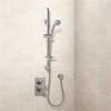 Eco Slide Shower Rail Kit with EcoStyle Dual Valve, Wall Outlet, Filler &amp; Overflow