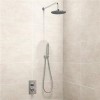 EcoStyle Dual Valve with Handset, 200mm Shower Head, Wall Arm &amp; Outlet Elbow   
