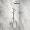 Rina Slide Shower Rail Kit with EcoStyle Dual Valve, 250mm Head &amp; Wall Outlet 