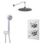 EcoStyle Concealed Dual Control Shower Valve with Diverter, handset and head