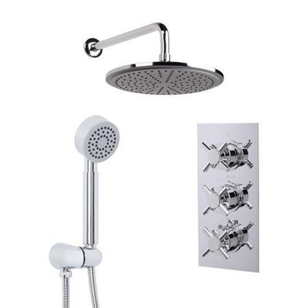 EcoStyle Triple Control Shower Valve with Diverter, Handset and Head