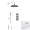EcoStyle Triple Control Shower Valve with Diverter with Overflow and Handset