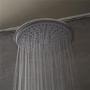 Aqualine Round Riser Slide Shower Rail Kit with Bracing Frame & Valve 
