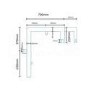 Aqualine Round Riser Slide Shower Rail Kit with Bracing Frame & Valve 