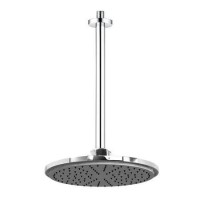 Round 200mm Rain Shower Head & Ceiling Arm